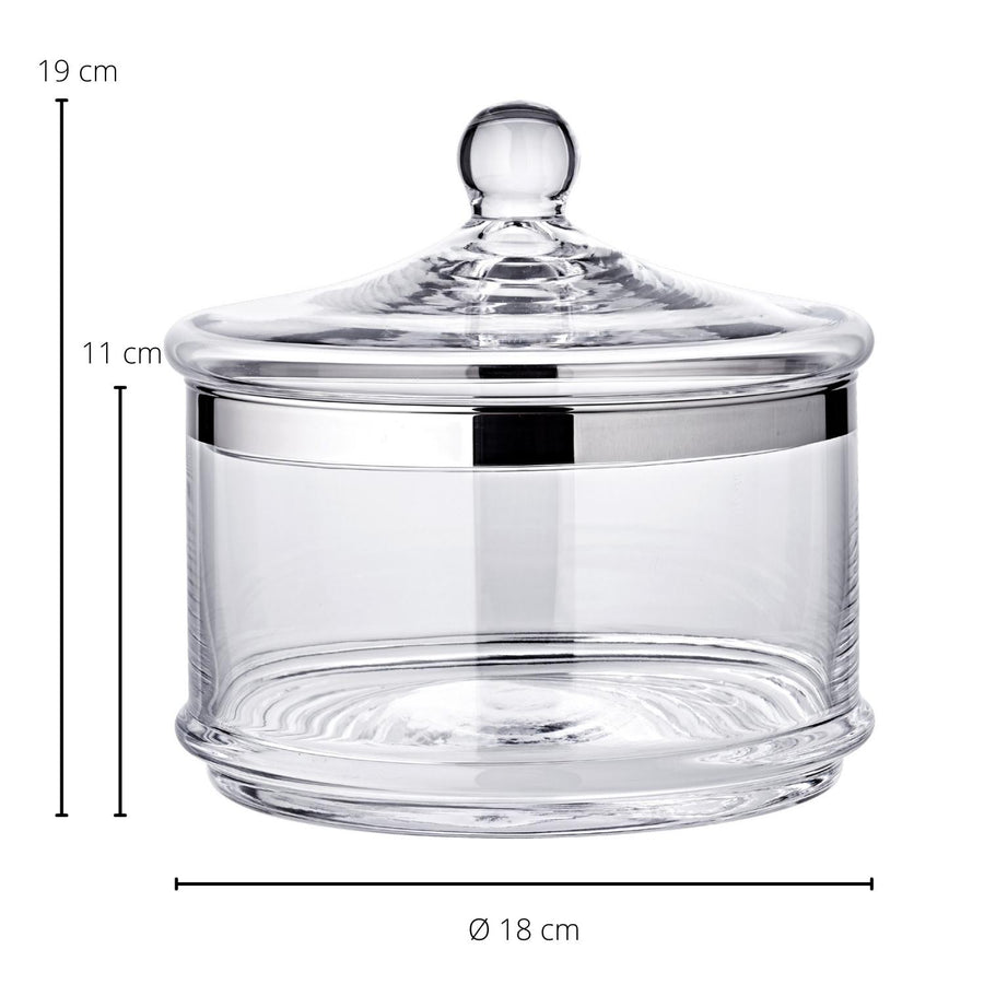 VIGO Glass Jar with Cover