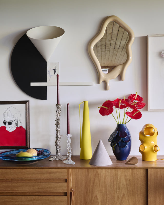 Vase Quillie Dark Blue Small