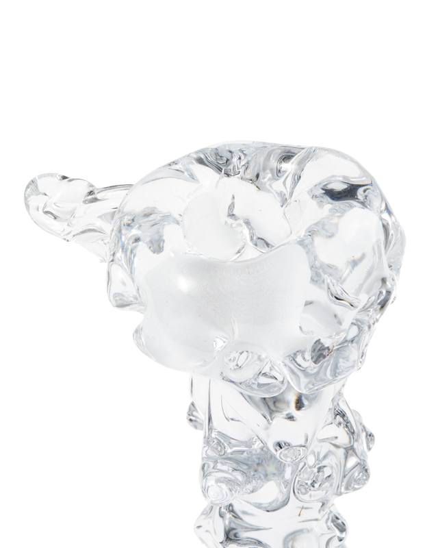 Drip Candle Holder Glass Small