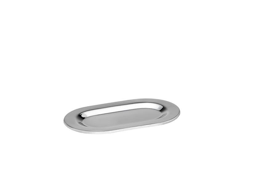 Tray Oval, Plain Polished, 12 x 7 cm