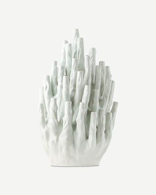 Vase Coral 50-Tulips White