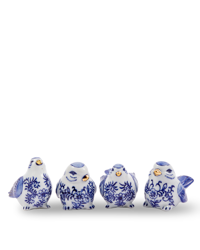 Blue Bird Family Set of 4