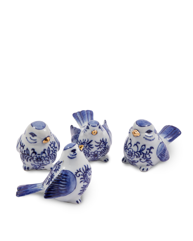 Blue Bird Family Set of 4