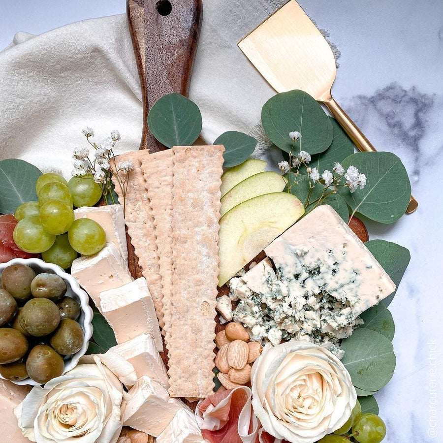 Matte Gold Cheese Set in gift box