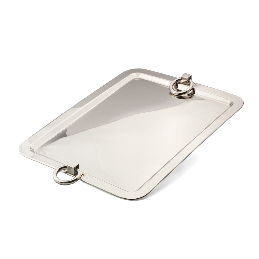 Bordeaux Tray with Ring Handle, Large