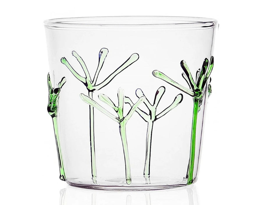 Green Wood Tumbler "Green Branches"