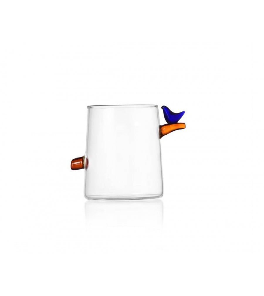 Birds Water Glass Blue Bird