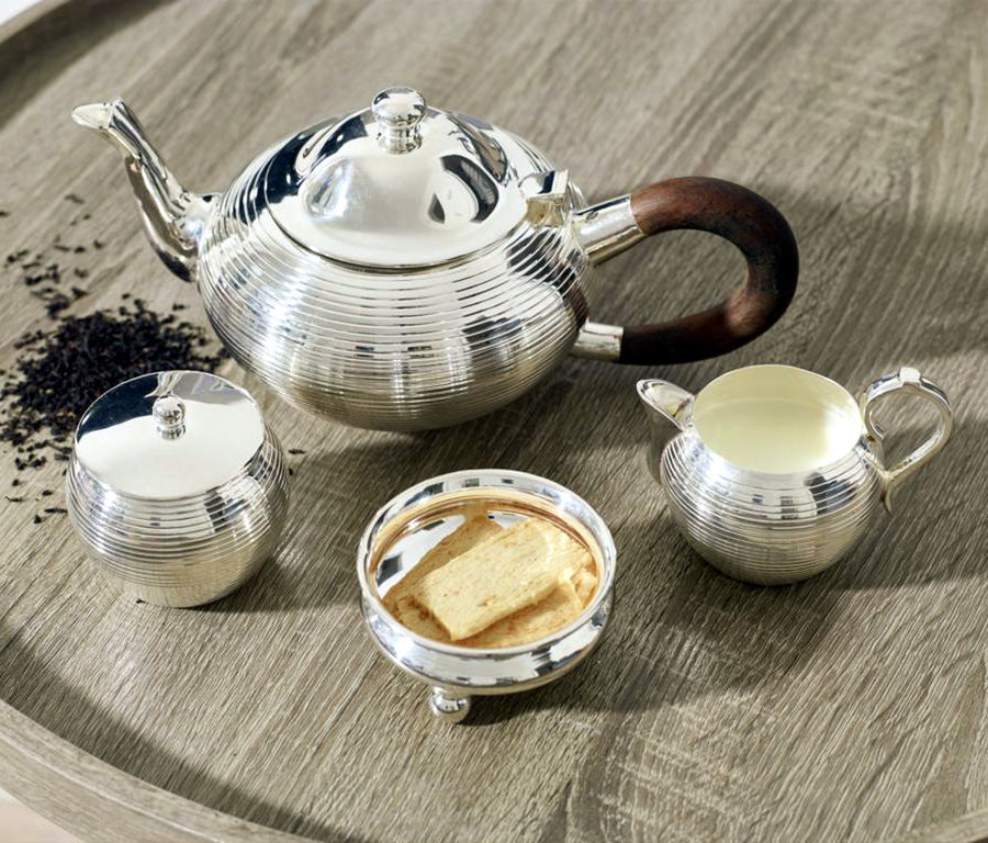 SANTA Sugar Bowl with Feet, Set of 3 Pieces