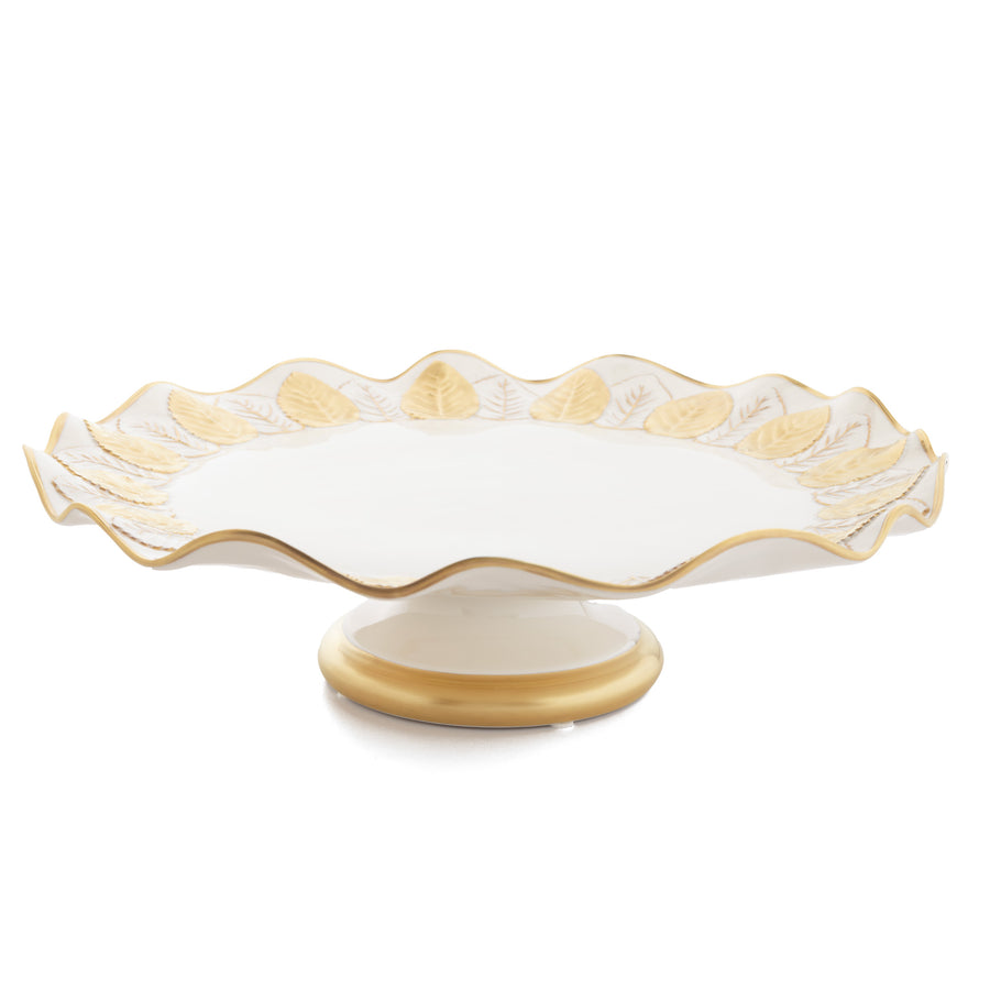 Alice Cake Stand with White Gold Base