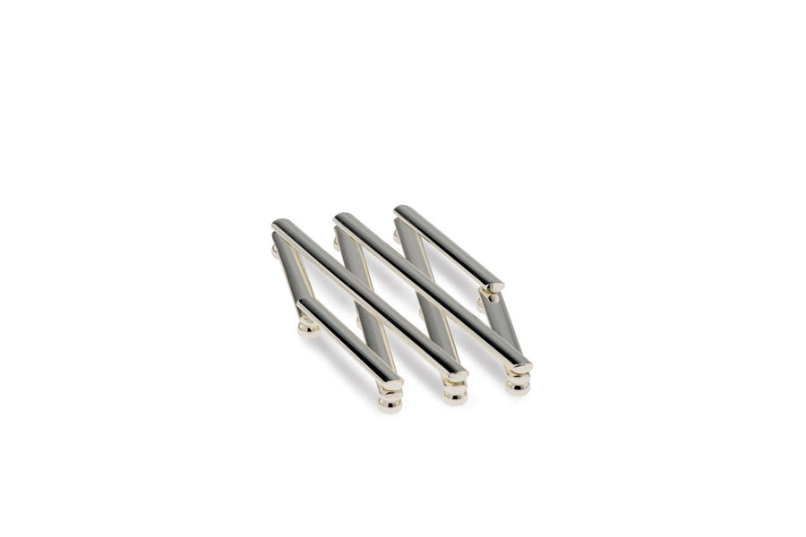 Expandable Silver-Plated Trivet