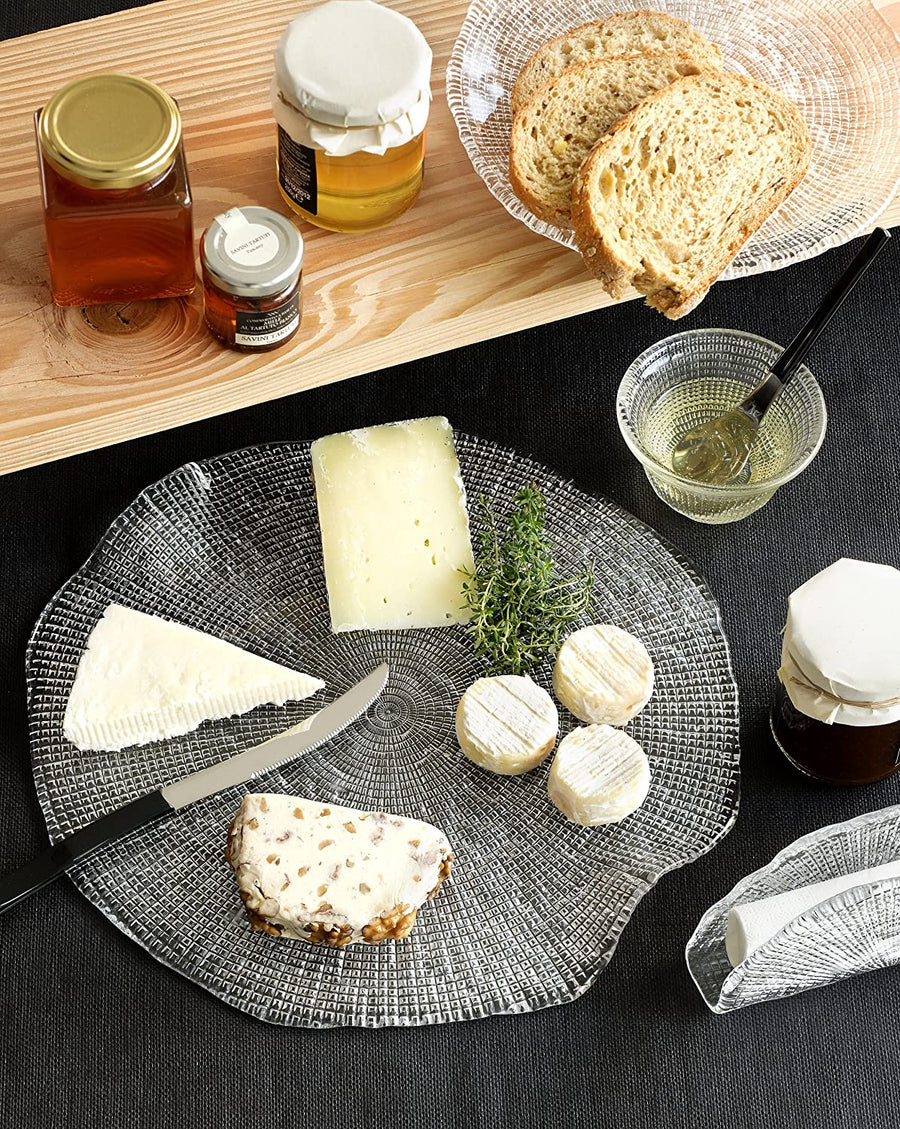 Diamante Cheese Plate Clear