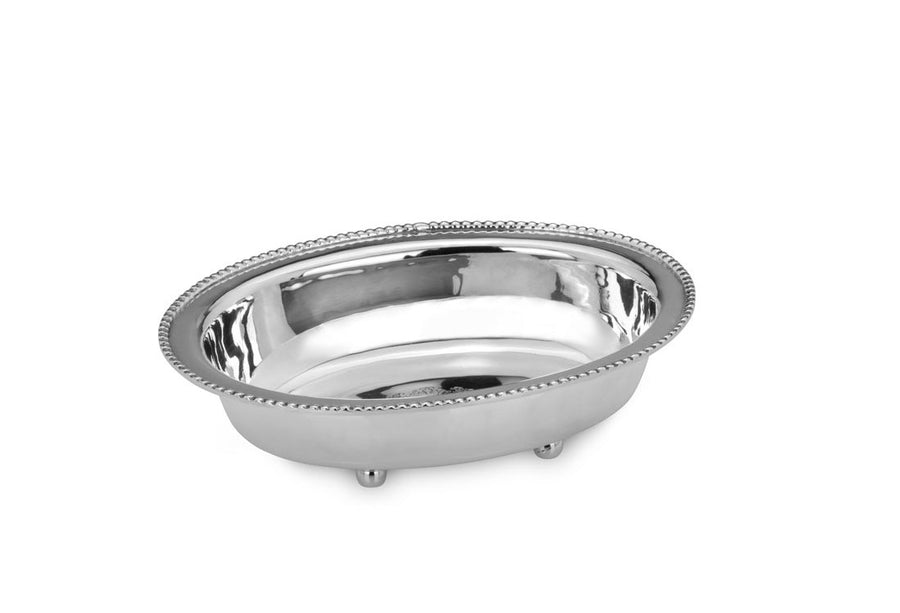 Bowl Pearl Rim Oval 18 cm