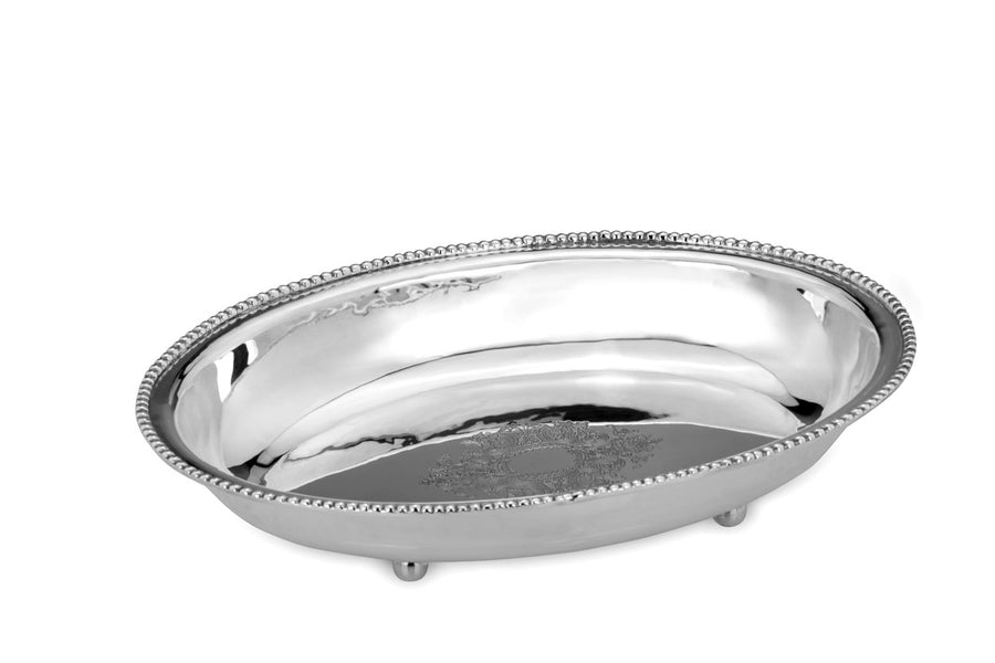 Bowl Pearl Rim Oval 28 cm