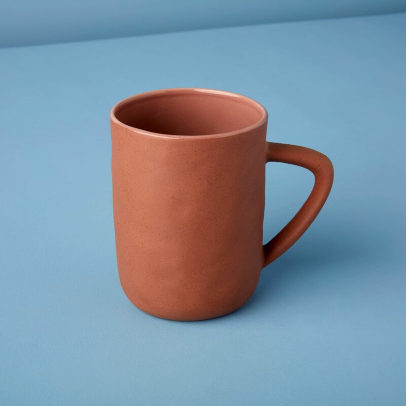 Tam Stoneware Mug, Terracotta Rose