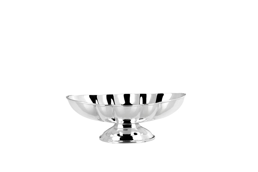 Bowl on Stand Oval 25 x 14.5 x 8.5 cm