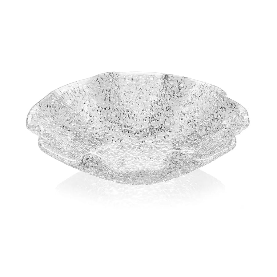 Special Bowl Scalloped Clear 26 cm