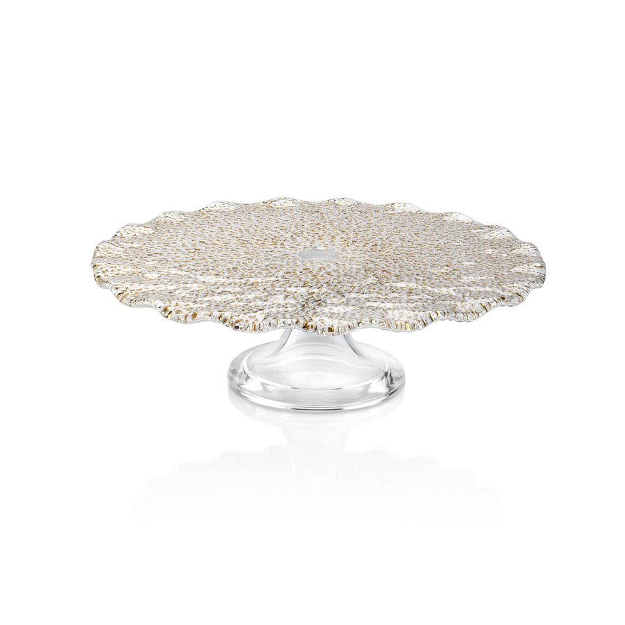 Special Footed Cake Plate Scalloped 26 cm