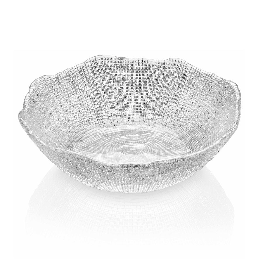 Diamante Salad Bowl Clear 28 cm