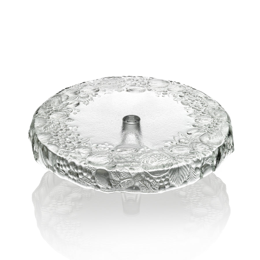 A Night in Palmira Footed Cake Plate Clear 33 cm