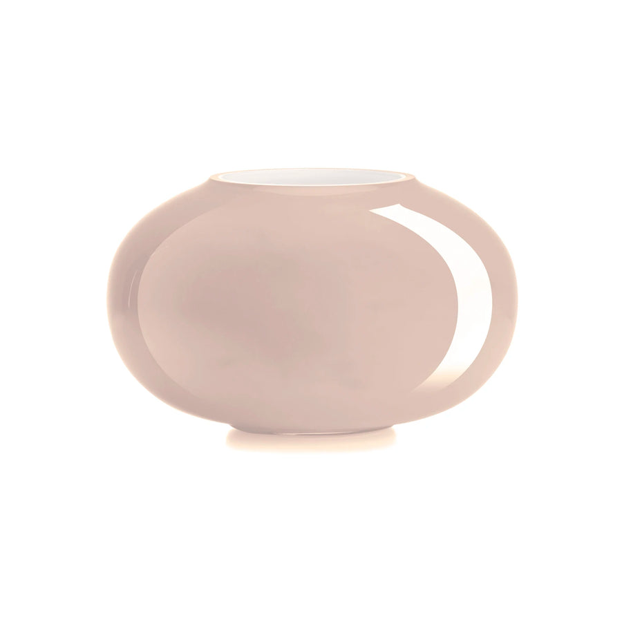 Pandora Cold Cut Peach-Milk White Cased Vase 18 cm