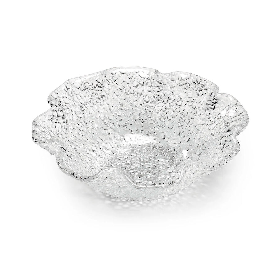 Special Bowl Scalloped Clear 18 cm