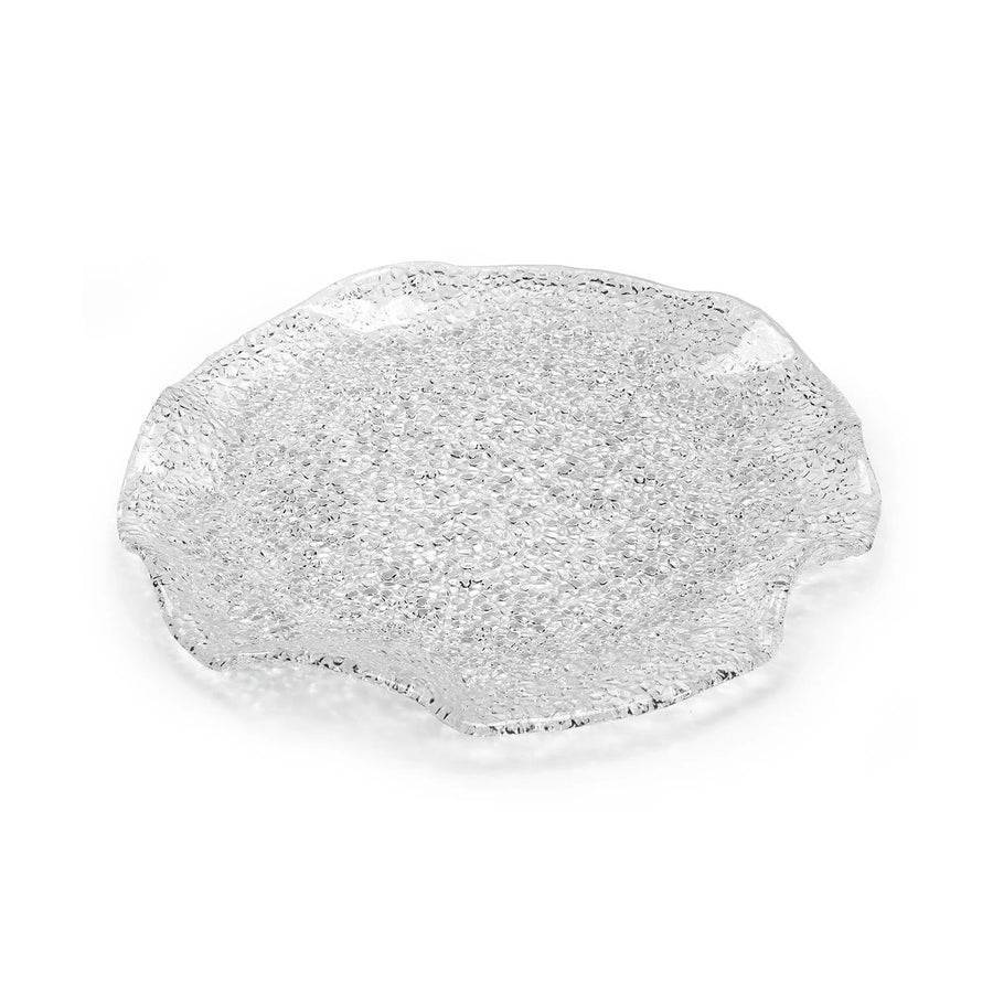 Special Scalloped Platter Clear 32 cm