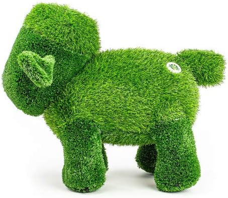 AniPlants, grass-figurine, "Sheep" standing, garden decoration, 50cm