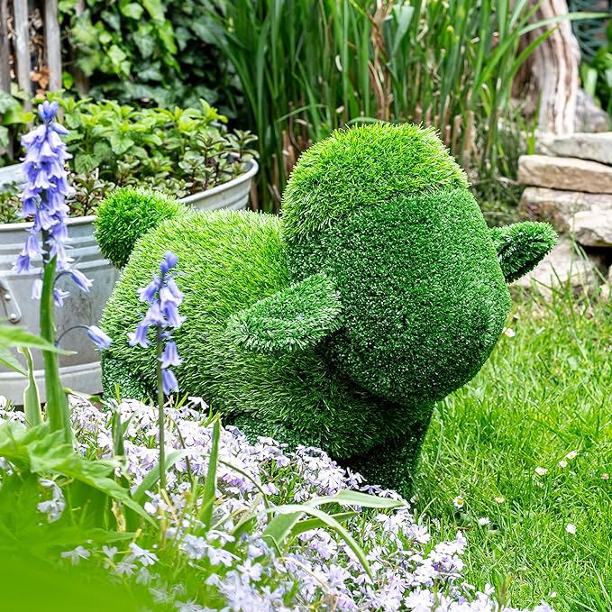 AniPlants, grass-figurine, "Sheep" standing, garden decoration, 50cm