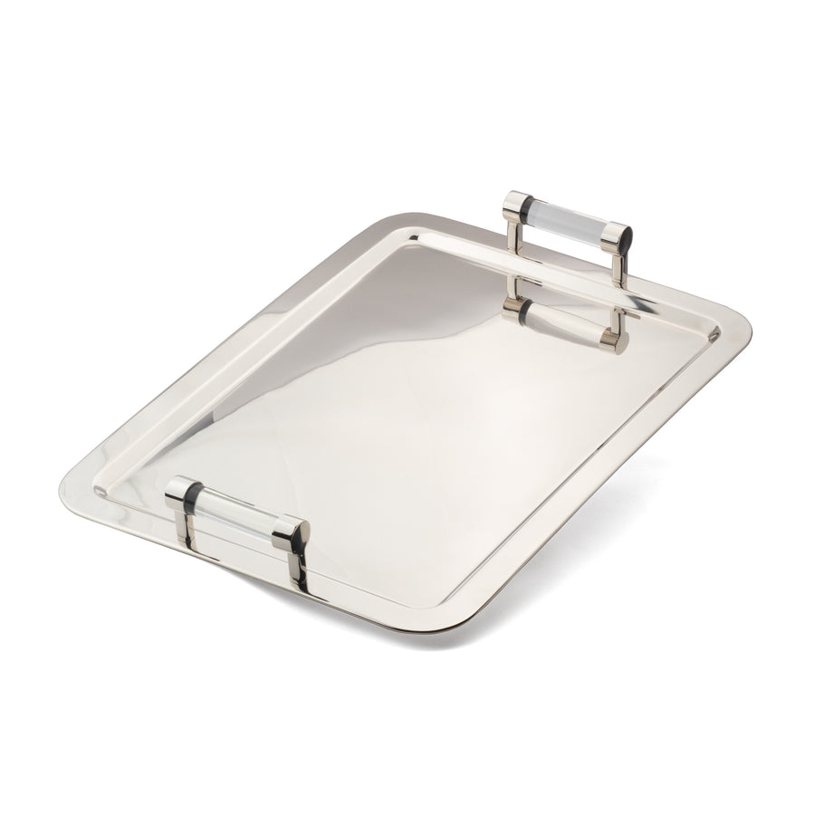 Art Deco Glass Rod Tray, Medium