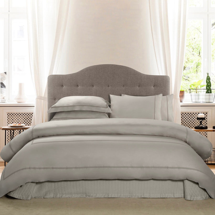 Belcanto Raso King Duvet Cover Set 260x240 - 17 Pearl Grey