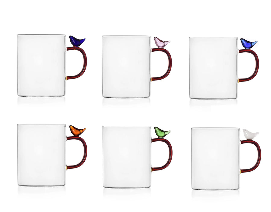 Birds Mug Green Bird