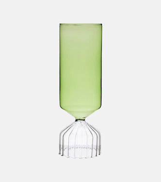 Bouquet Short Vase Clear/Green