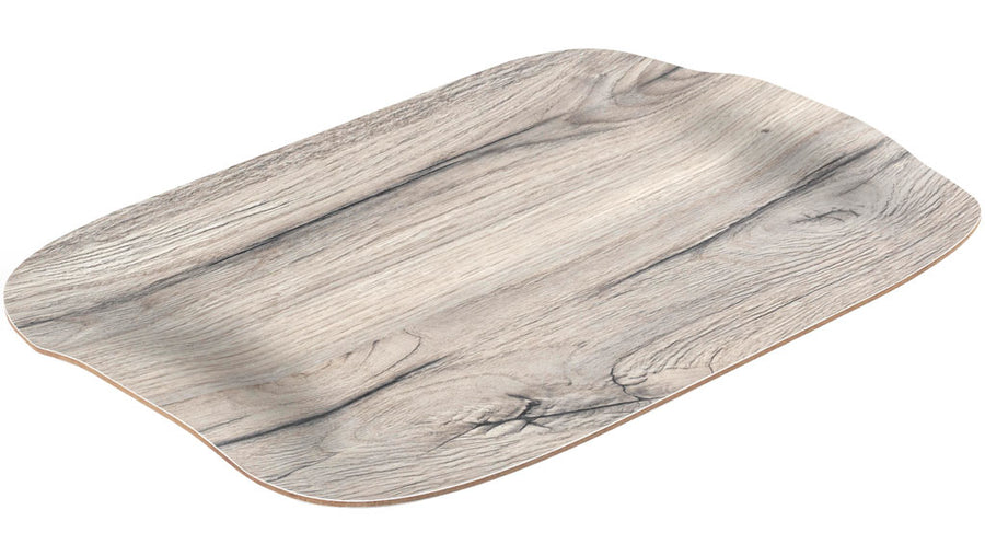 Butterfly Laminate Tray Grey Oak