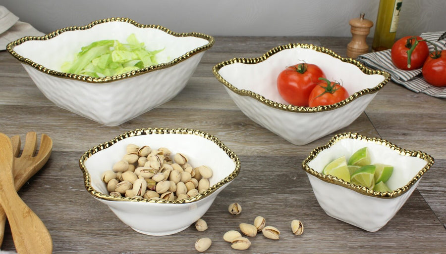 Large Square Salad Bowl