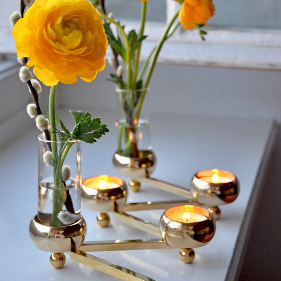 Constella Big Brass Candlestick