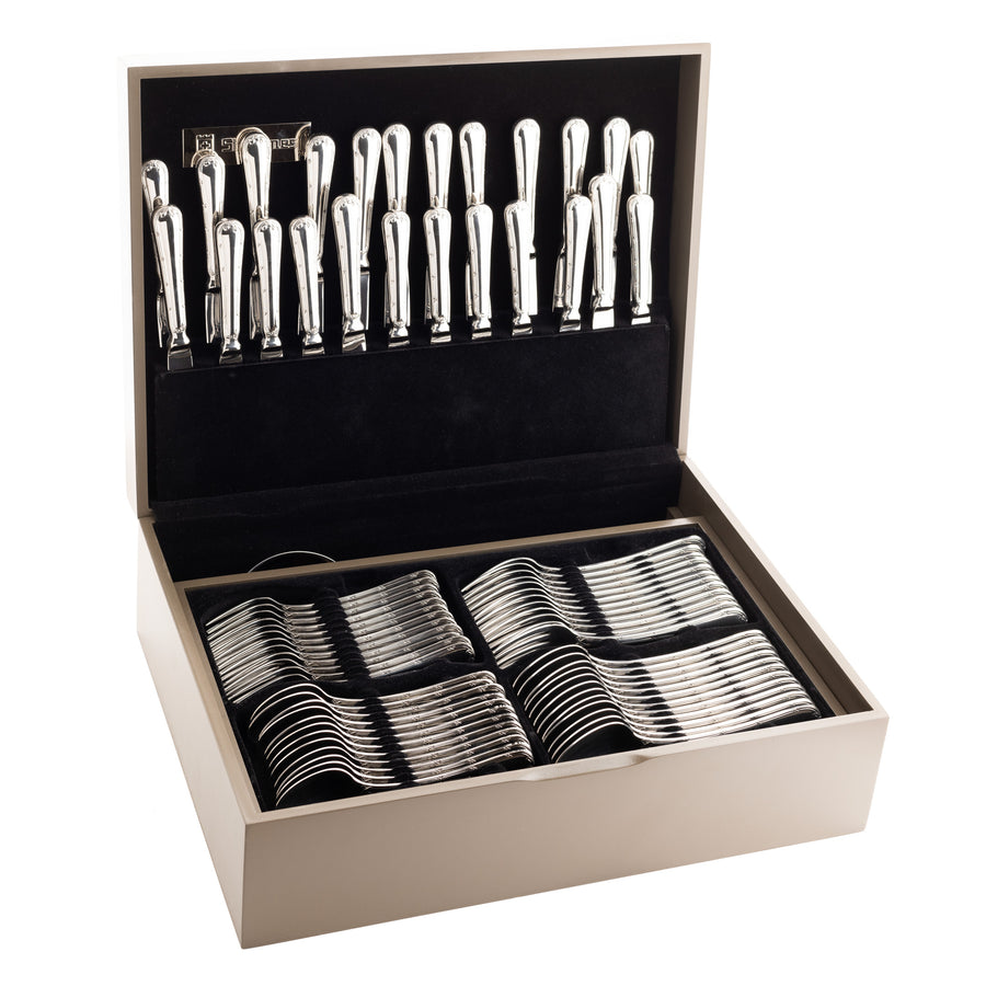 Croise 101-Piece Silver Cutlery Set