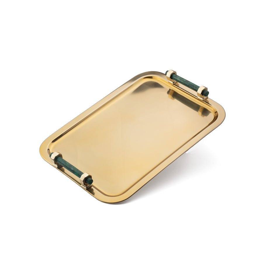 L.A. Tray Antique Brass