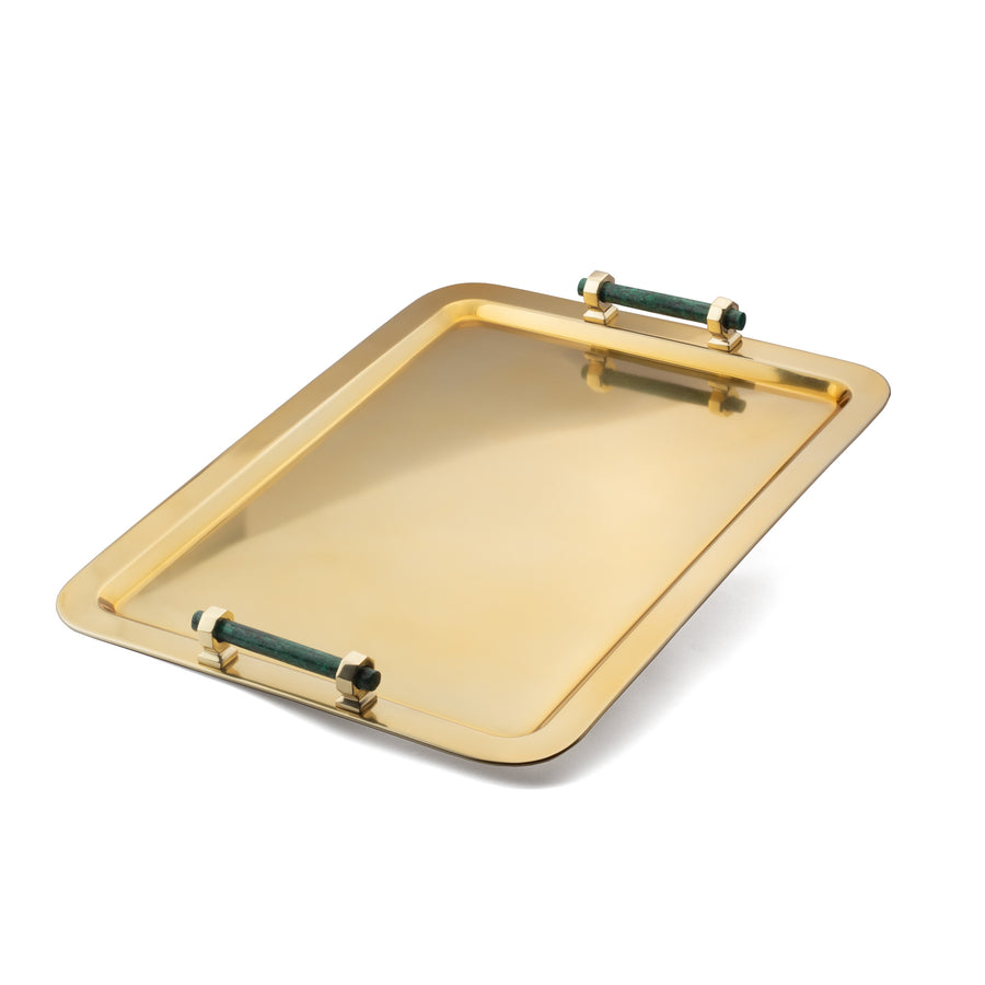 L.A. Tray Antique Brass