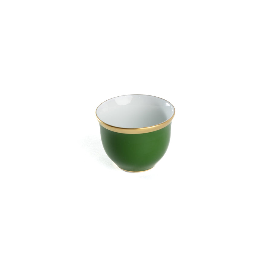 Set of 6 Sous Le Soleil Arabic Coffee Cups Empire Green