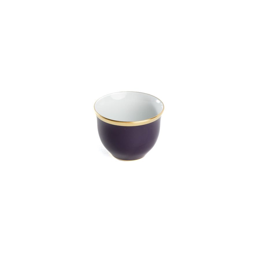 Set of 6 Sous Le Soleil Arabic Coffee Cups Aubergine