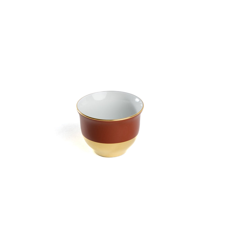 Set of 6 Pop Arabic Coffee Cups Caramel