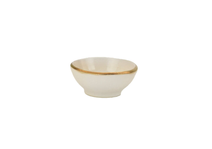 Edge Bowl 7.5 Ivory Gold (Set of 2)