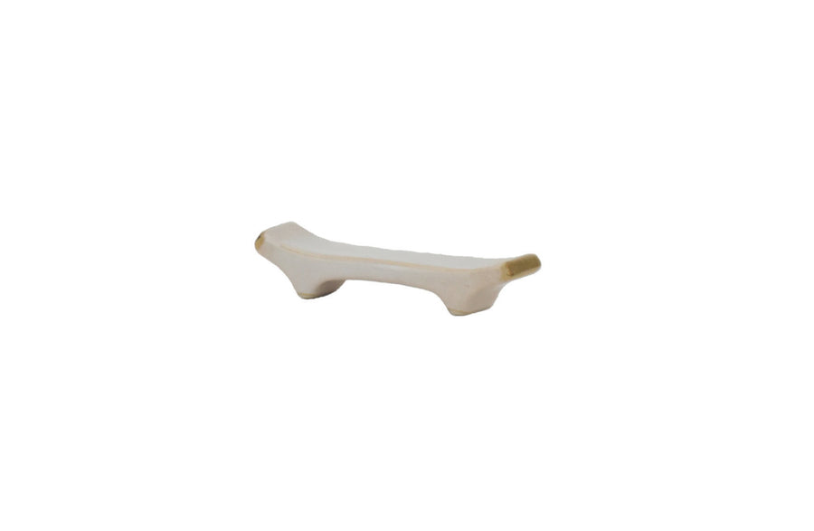 Edge Chopstick Rest Ivory Gold (Set of 2)