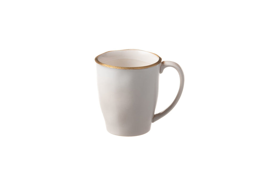 Edge Mug 350 ml Ivory Gold