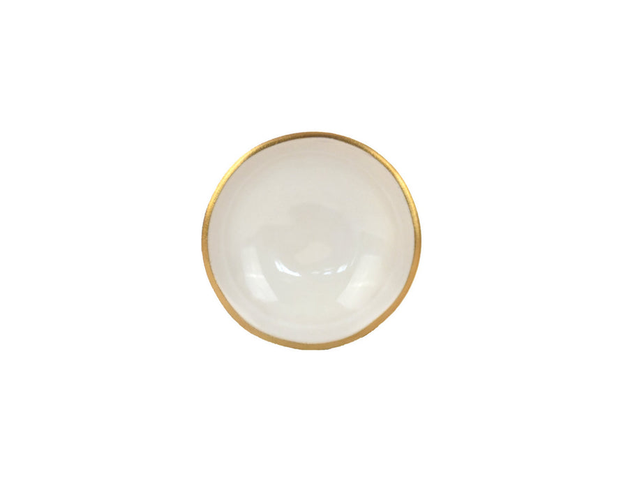 Edge Plate 12 Ivory Gold (Set of 2)