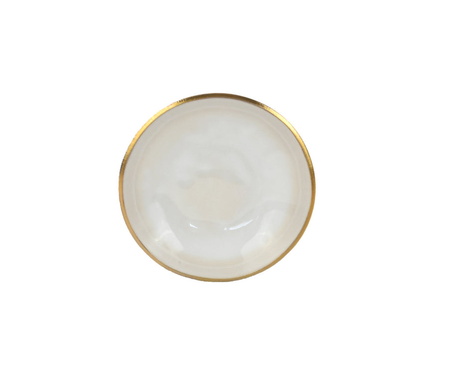 Edge Plate 15 Ivory Gold (Set of 2)