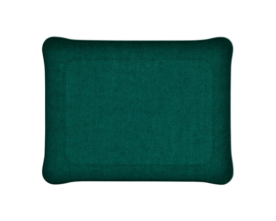 Acrylic Tray Emerald Green Linen