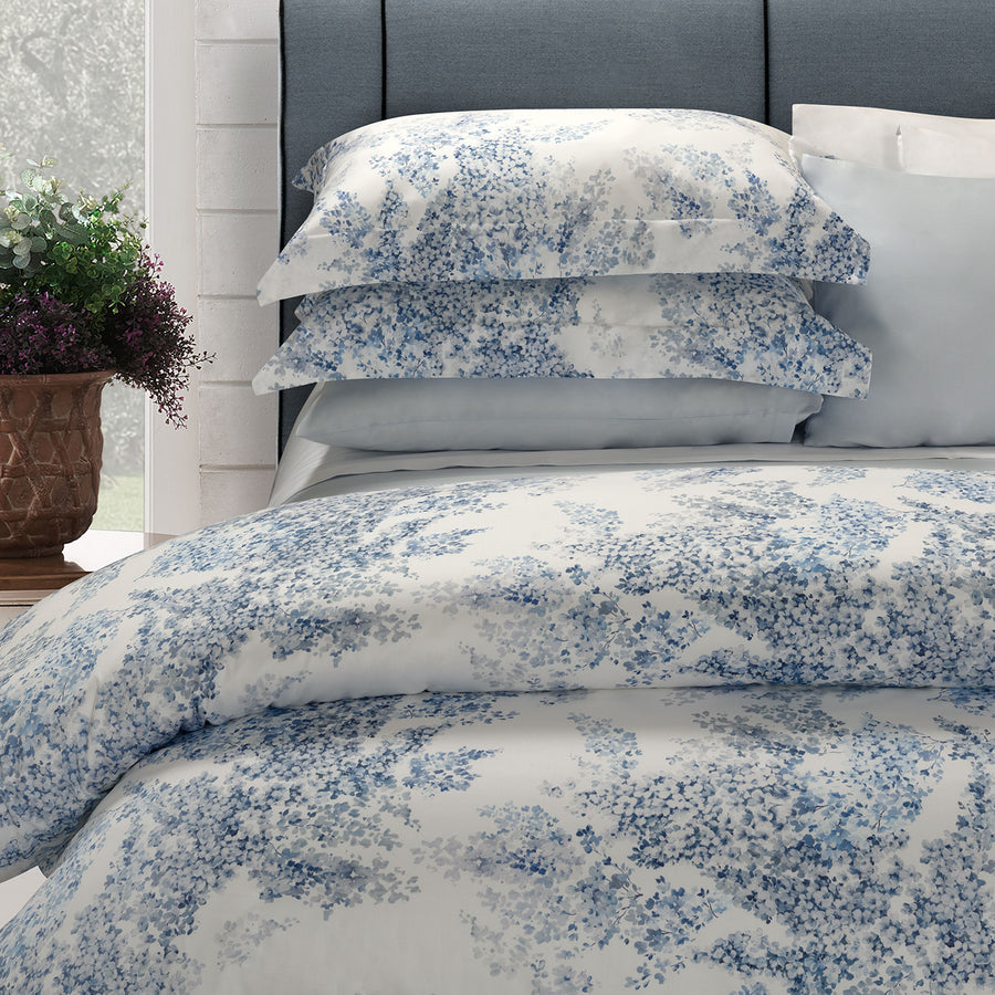 Glicine Stampa All Over Queen Duvet Cover Set 240x220 - 18 Light Blue