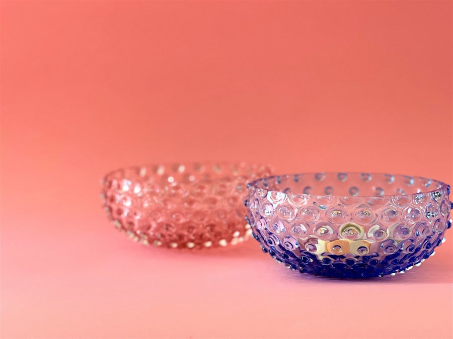 Hobnail Tapas 17 cm Rosa