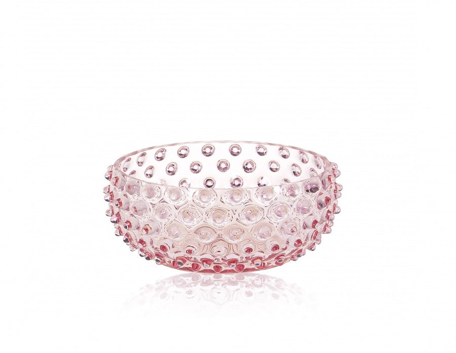 Hobnail Tapas 17 cm Rosa